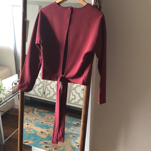 Aritzia Wilfred beautiful open back tie top - Picture 2 of 2